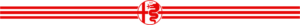 Alfa Romeo Emblem with Stripes Sun Strip. Red - Image 2