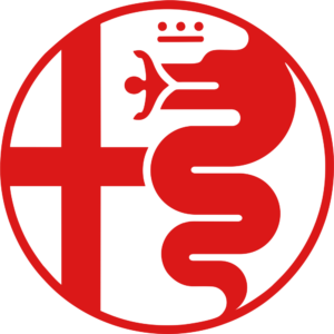 Alfa Romeo Inner logo Gloss Red 100mm
