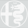Alfa Romeo Inner logo Matte White 100mm